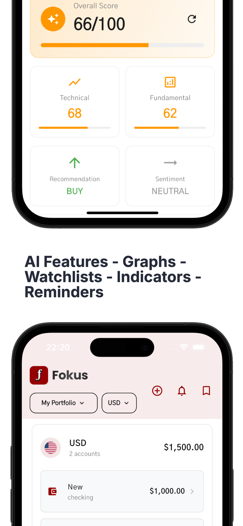 Fokus: AI Portfolio Tracker screenshot 4